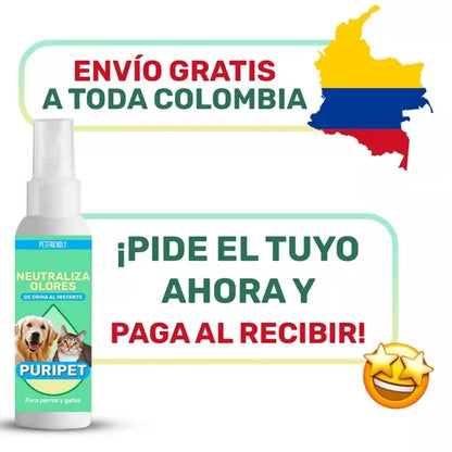 PURIPET - NEUTRALIZADOR DE OLOR PARA ORINES DE MASCOTAS