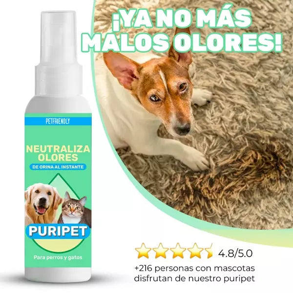 PURIPET - NEUTRALIZADOR DE OLOR PARA ORINES DE MASCOTAS